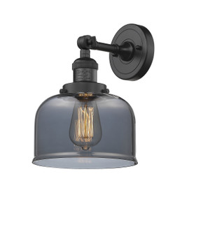 Sconces Single Glass by Innovations ( 405 | 203-BK-G73-LED Franklin Restoration ) 