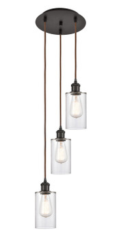 Mini Pendants 3 Light Cluster by Innovations ( 405 | 113B-3P-OB-G802 Ballston ) 