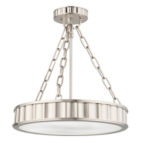 Semi-Flush Mts. Drum Shade by Hudson Valley ( 70 | 901-PN Middlebury ) 