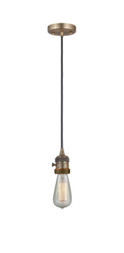 Mini Pendants Exposed Lamps by Innovations ( 405 | 201CSW-BB Franklin Restoration ) 
