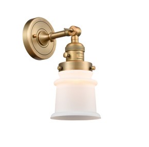 Sconces Single Glass by Innovations ( 405 | 203SW-BB-G181S-LED Franklin Restoration ) 