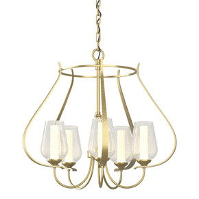 Mid. Chandeliers Glass Up by Hubbardton Forge ( 39 | 103045-SKT-86-ZS0354 Flora ) 