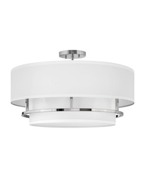 Semi-Flush Mts. Drum Shade by Hinkley ( 13 | 38894PN Graham ) 