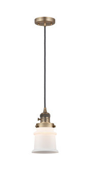 Mini Pendants Glass Down by Innovations ( 405 | 201CSW-BB-G181S-LED Franklin Restoration ) 