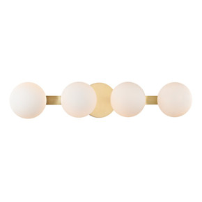 Bathroom Fixtures Four Lights by Hudson Valley ( 70 | 9084-AGB Baird ) 