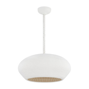 Pendants Fabric Shade by Hudson Valley ( 70 | 2224-GSW Ferndale ) 