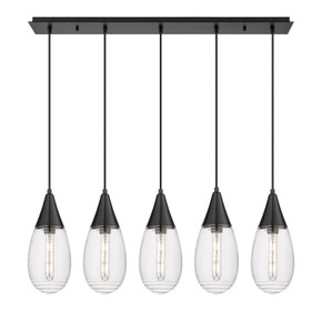 Linear/Island 4 Light + by Innovations ( 405 | 125-450-1P-BK-G450-6SCL Downtown Urban ) 