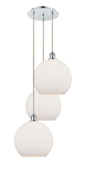 Mini Pendants 3 Light Cluster by Innovations ( 405 | 113B-3P-PC-G121-12 Ballston ) 