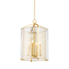 Foyer/Hall Lanterns Glass w/Frame by Hudson Valley ( 70 | 6004-AGB Ramsey ) 
