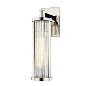 Sconces Single Glass by Hudson Valley ( 70 | 9121-PN Marley ) 