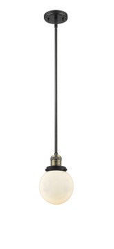 Mini Pendants Glass Down by Innovations ( 405 | 201S-BAB-G201-6-LED Franklin Restoration ) 