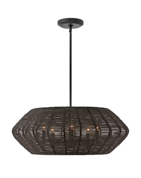 Pendants Fabric Shade by Hinkley ( 13 | 40384BLK Luca ) 