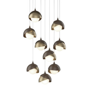 Pendants Multi-port/Cascade by Hubbardton Forge ( 39 | 131105-SKT-LONG-05-84-GG0711 Brooklyn ) 