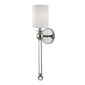 Sconces Single Candle by Hudson Valley ( 70 | 6031-PN Gordon ) 