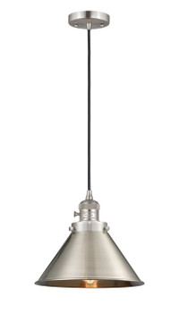 Mini Pendants Metal Shade by Innovations ( 405 | 201CSW-SN-M10-SN Franklin Restoration ) 