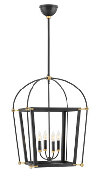 Foyer/Hall Lanterns Open Frame by Hinkley ( 13 | 4055BK Selby ) 