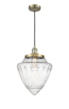 Mini Pendants Glass Down by Innovations ( 405 | 201C-AB-G664-12 Franklin Restoration ) 