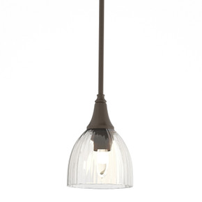 Mini Pendants Glass Down by Hubbardton Forge ( 39 | 182640-SKT-MULT-05-LL0001 Trumpet ) 