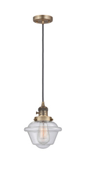 Mini Pendants Glass Down by Innovations ( 405 | 201CSW-BB-G534-LED Franklin Restoration ) 