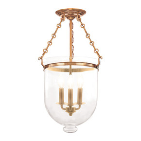 Semi-Flush Mts. Bowl Style by Hudson Valley ( 70 | 253-AGB-C1 Hampton ) 