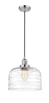 Mini Pendants Glass Down by Innovations ( 405 | 201C-PN-G713-L-LED Franklin Restoration ) 