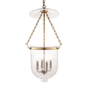 Foyer/Hall Lanterns Glass w/Frame by Hudson Valley ( 70 | 255-AGB-C1 Hampton ) 