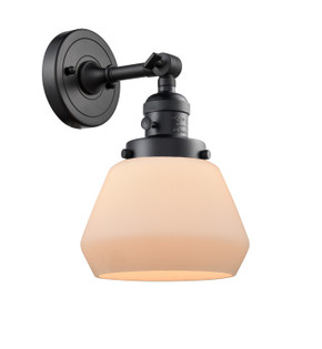 Sconces Single Glass by Innovations ( 405 | 203SW-BK-G171-LED Franklin Restoration ) 