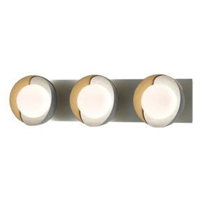 Bathroom Fixtures Three Lights by Hubbardton Forge ( 39 | 201378-SKT-82-86-GG0711 Brooklyn ) 