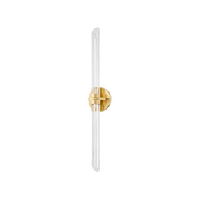Sconces Double Glass by Hudson Valley ( 70 | 2602-AGB Knighton ) 
