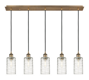 Linear/Island 4 Light + by Innovations ( 405 | 125B-5P-BB-G434-7DE Downtown Urban ) 