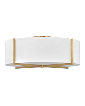 Semi-Flush Mts. Drum Shade by Hinkley ( 13 | 41710HB Axis Off White ) 