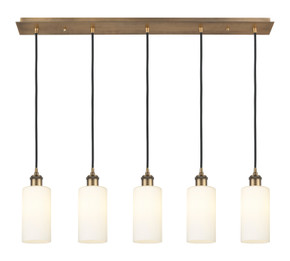 Linear/Island 4 Light + by Innovations ( 405 | 125B-5P-BB-G434-7WH Downtown Urban ) 