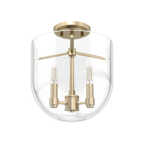 Semi-Flush Mts. Bowl Style by Hunter ( 47 | 19387 Sacha ) 