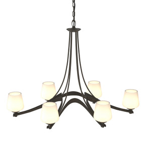 Large Chandeliers Glass Shade by Hubbardton Forge ( 39 | 104106-SKT-07-GG0236 Ribbon ) 