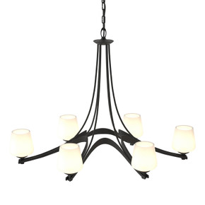 Large Chandeliers Glass Shade by Hubbardton Forge ( 39 | 104106-SKT-10-GG0236 Ribbon ) 