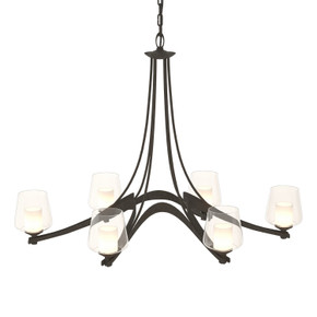 Large Chandeliers Glass Shade by Hubbardton Forge ( 39 | 104116-SKT-07-ZU0291 Ribbon ) 
