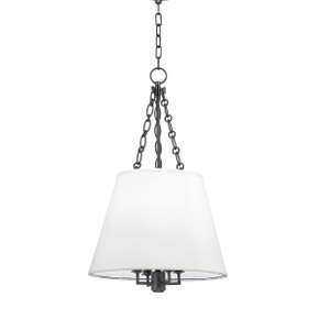 Pendants Fabric Shade by Hudson Valley ( 70 | 6415-OB Burdett ) 