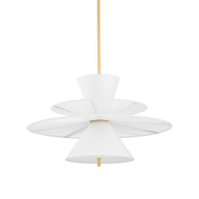 Pendants Fabric Shade by Hudson Valley ( 70 | 2630-AGB Esperance ) 