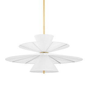 Pendants Fabric Shade by Hudson Valley ( 70 | 2642-AGB Esperance ) 