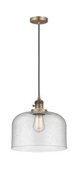 Mini Pendants Glass Down by Innovations ( 405 | 201CSW-BB-G74-L-LED Franklin Restoration ) 