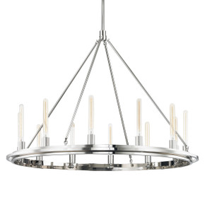 Large Chandeliers Ring/Halo by Hudson Valley ( 70 | 2745-PN Chambers ) 