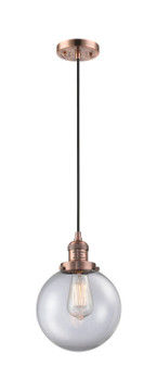 Mini Pendants Cable by Innovations ( 405 | 201C-AC-G202-8-LED Franklin Restoration ) 