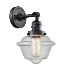 Sconces Single Glass by Innovations ( 405 | 203SW-BK-G534-LED Franklin Restoration ) 