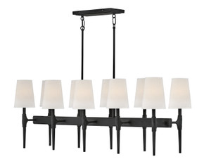 Linear/Island 4 Light + by Hinkley ( 13 | 4469BK Beaumont ) 