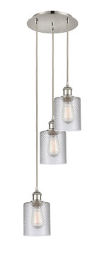 Mini Pendants 3 Light Cluster by Innovations ( 405 | 113B-3P-PN-G112 Ballston ) 