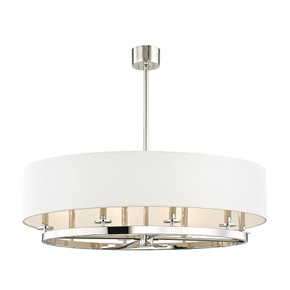 Large Chandeliers Drum Shade by Hudson Valley ( 70 | 6539-PN Durham ) 