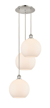 Mini Pendants 3 Light Cluster by Innovations ( 405 | 113B-3P-PN-G121-10 Ballston ) 
