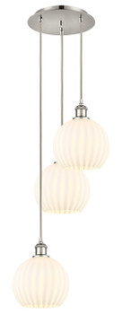Mini Pendants 3 Light Cluster by Innovations ( 405 | 113B-3P-PN-G1217-8WV Ballston ) 