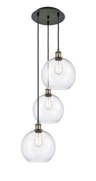 Mini Pendants 3 Light Cluster by Innovations ( 405 | 113B-3P-BAB-G122-10 Ballston ) 