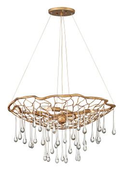 Mid. Chandeliers Glass Down by Hinkley ( 13 | 45304BNG Laguna ) 